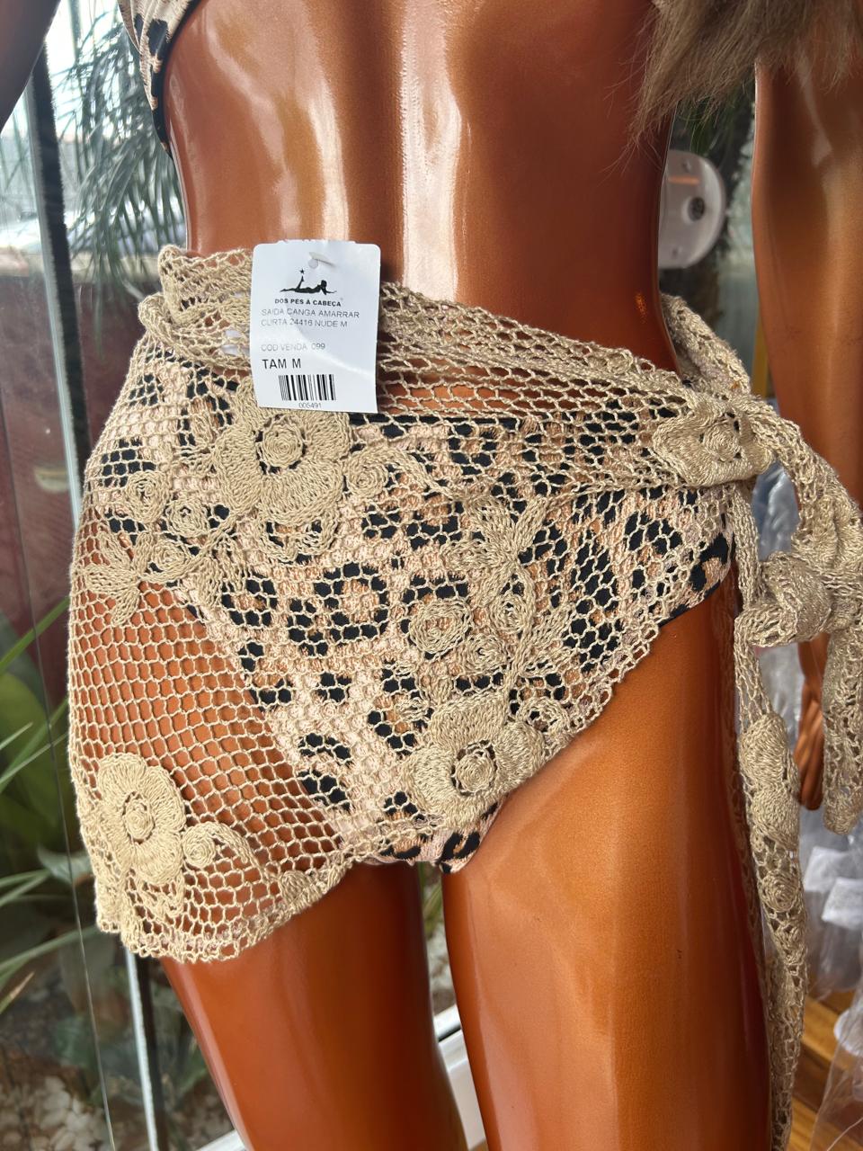 SAÍDA DE PRAIA CANGA DE AMARRAR - DOS PÉS À CABEÇA - NUDE