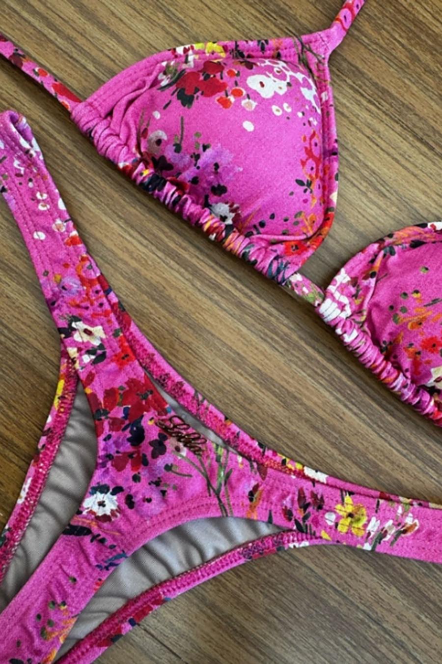 BIQUINI ASA DELTA - ROSA NEON