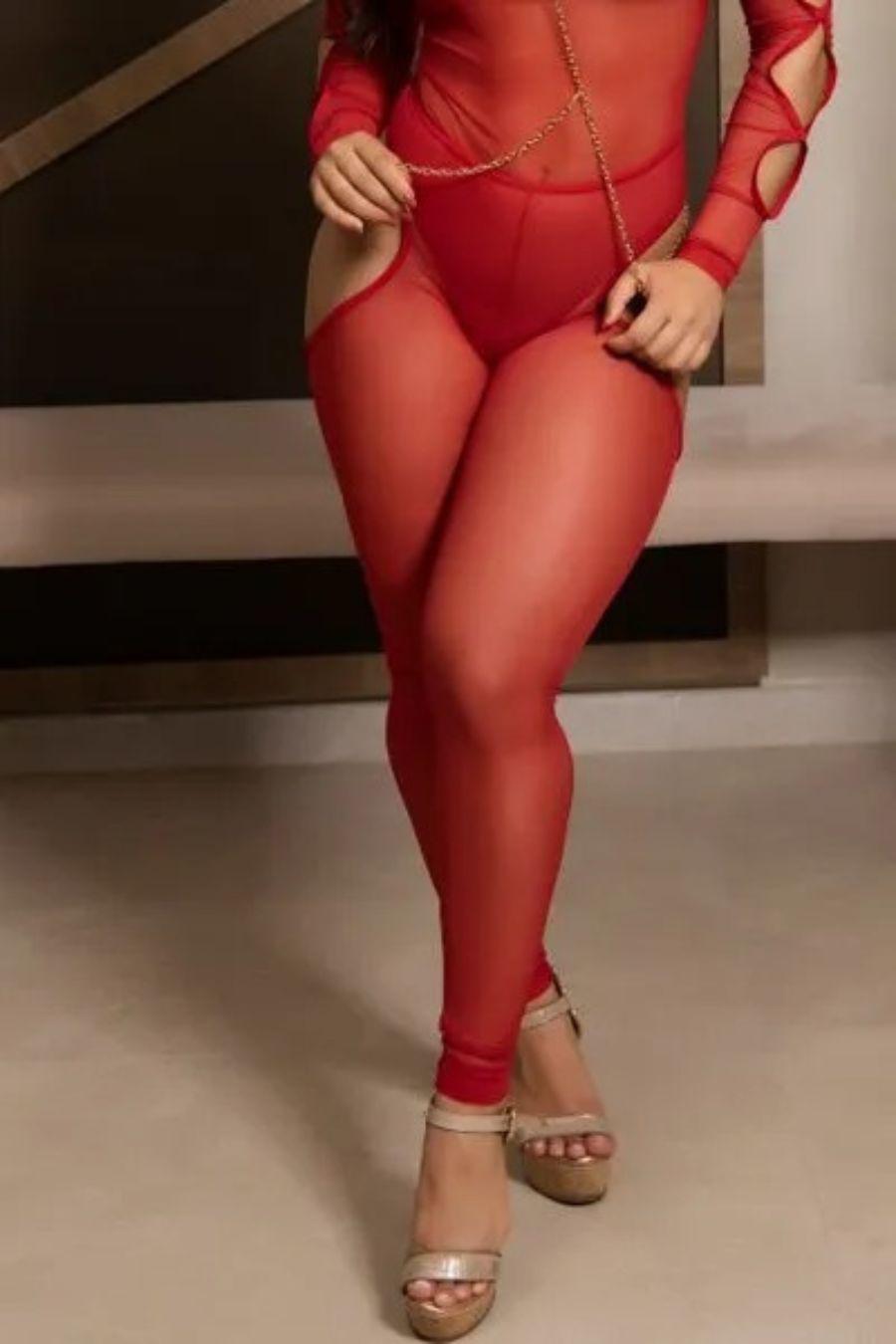 MEIA CALÇA SEXY DESEJO CINTURA ALTA BUMBUM DE FORA