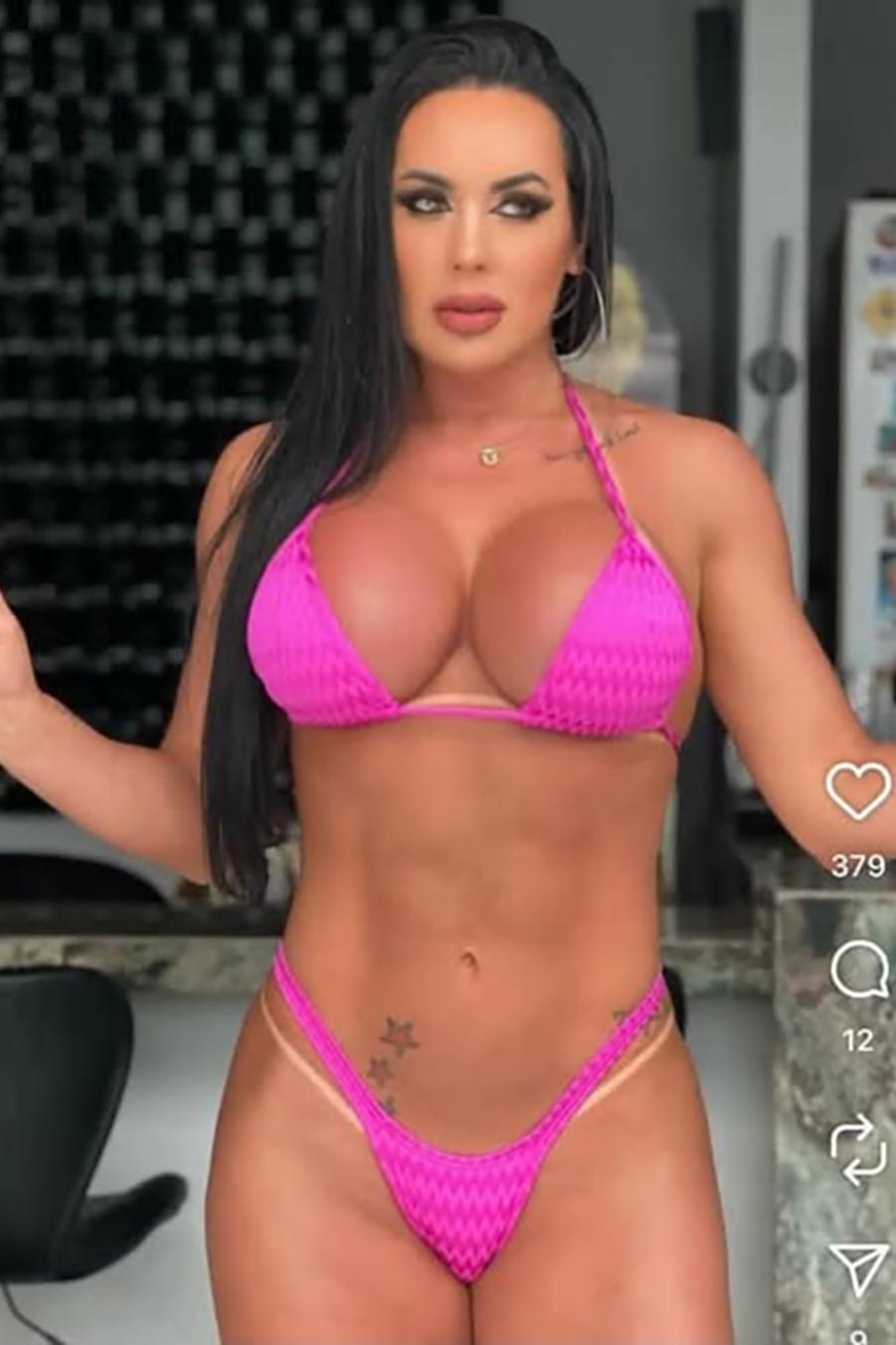 BIQUINI DE FITA LILAS