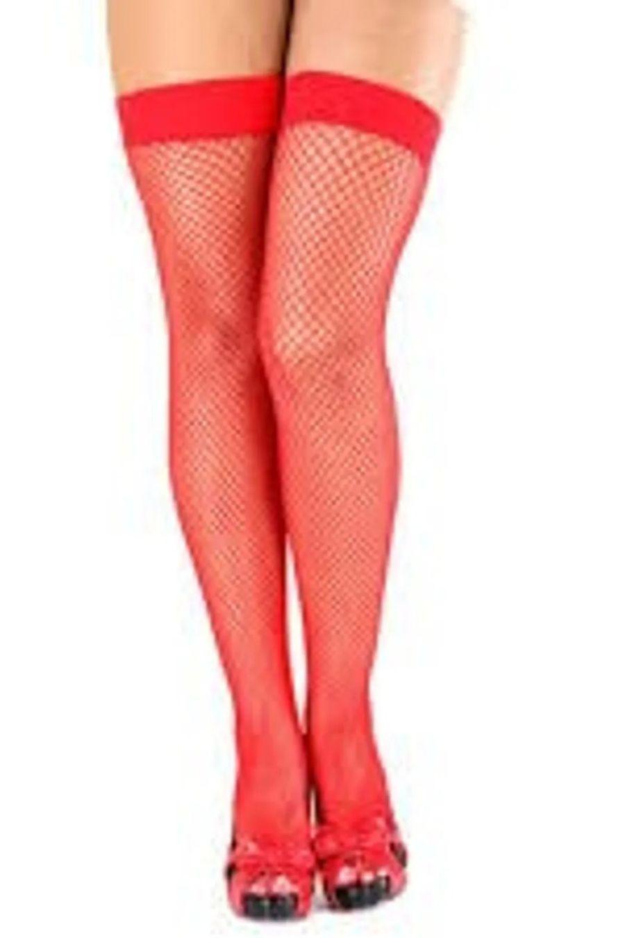 MEIA CALÇA ARRASTÃO ELASTANO 7/8 SELENE VERMELHA