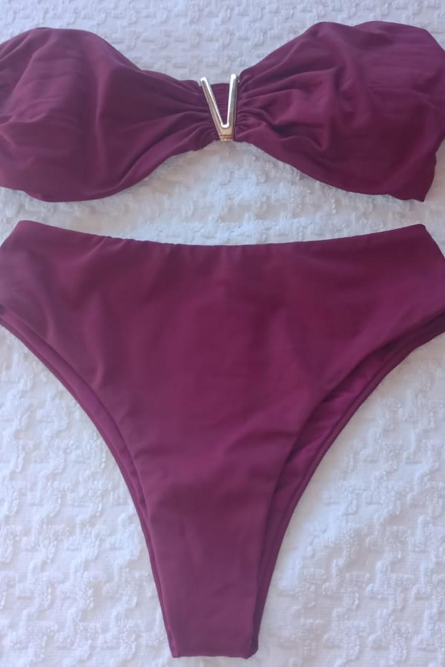 BIQUINI TOMARA QUE CAIA HOT PANTS - LOLLA BRASIL - LICOR DE UVA