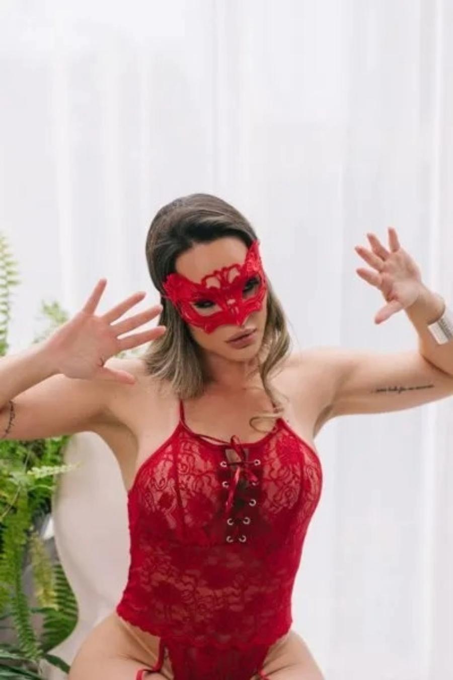 FANTASIA ERÓTICA GAROTA VENENO BODY SENSUAL