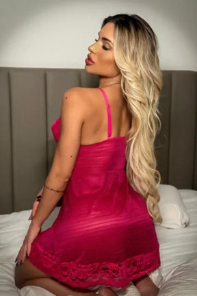 CAMISOLA SENSUAL SEM BOJO COM FENDA NA FRENTE