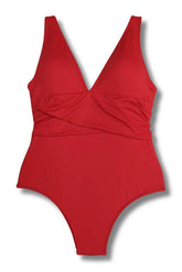 MAIÔ PLUS SIZE COM DECOTE TRANSPASSADO - BOCA A BOCA - MARSALA
