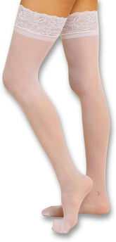 MEIA CALÇA LISA 7/8 RENDA E SILICONE ELASTANO FIO 15 - SELENE