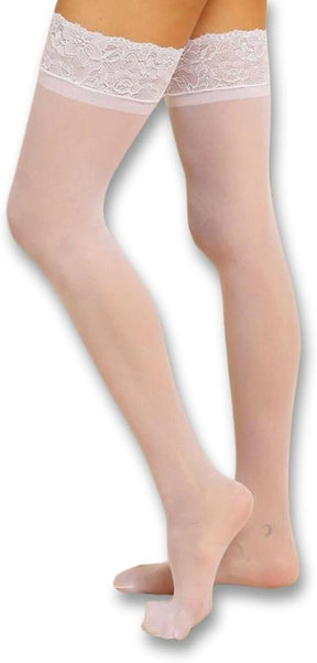MEIA CALÇA LISA 7/8 RENDA E SILICONE ELASTANO FIO 15 - SELENE