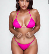 BIQUINI FITA FRENTE MAIOR - LOLLA BRASIL - ROSA NEON