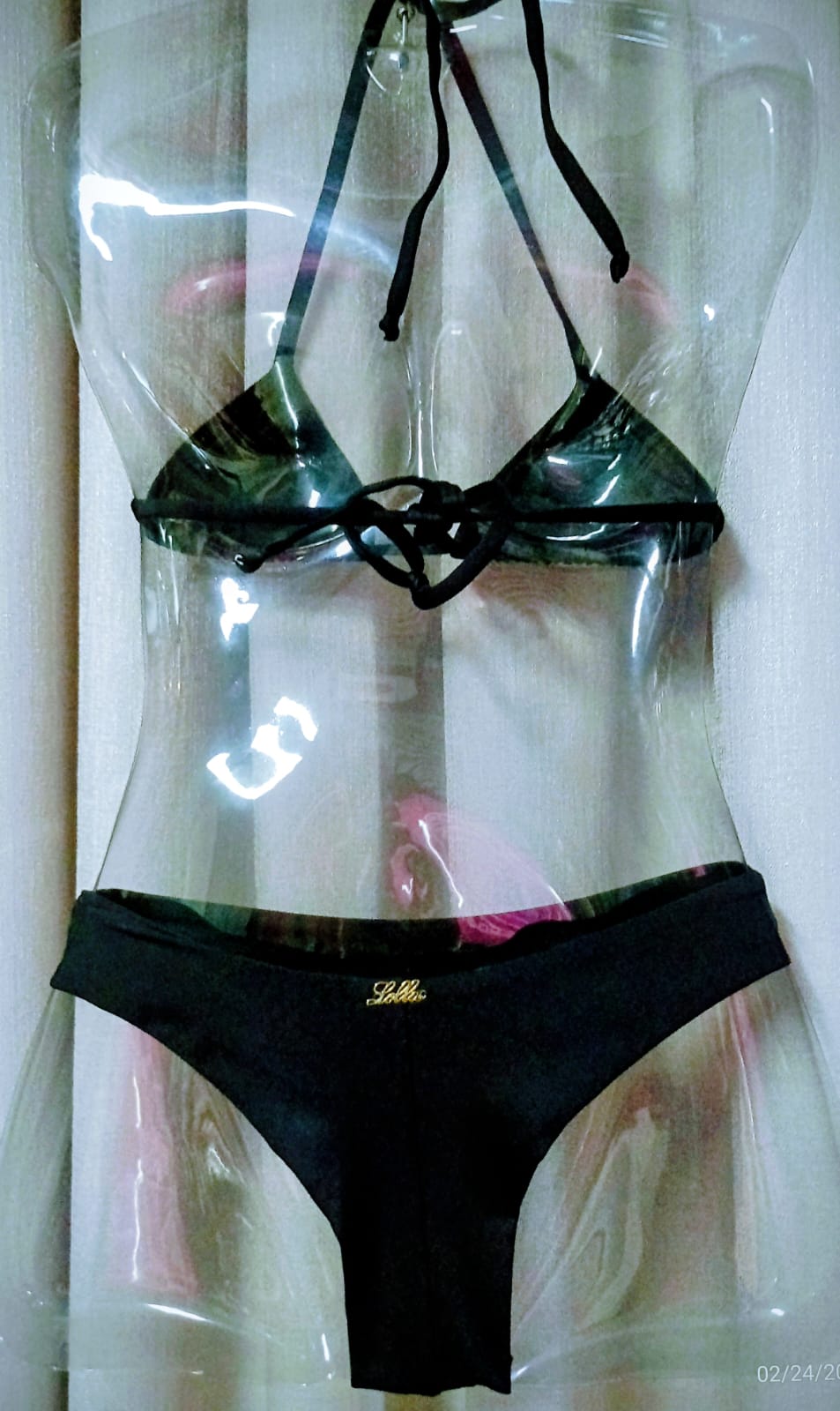 BIQUINI SUSANA FIO DUPLO - LOLLA BRASIL - PRETO