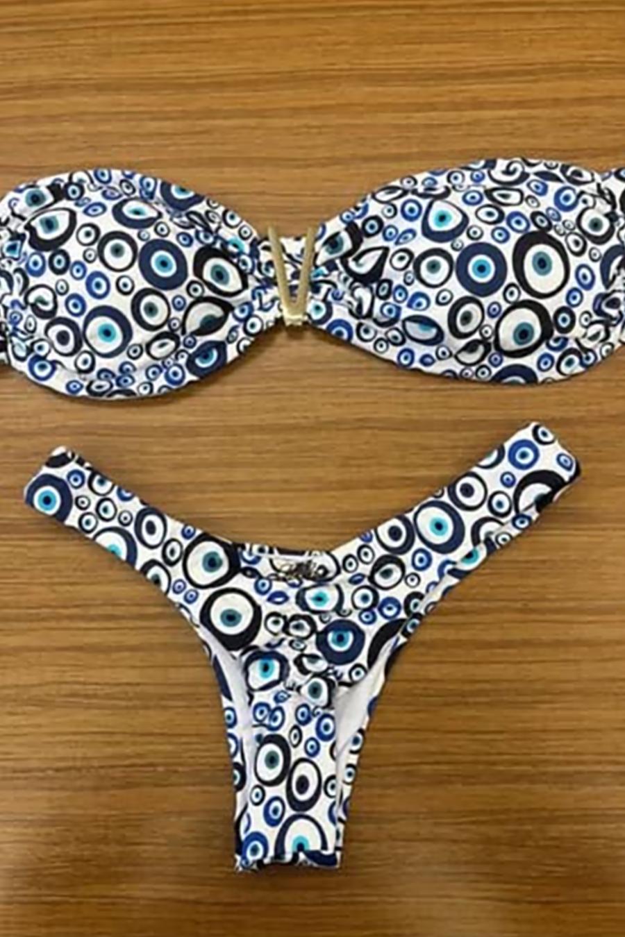 BIQUINI TOMARA QUE CAIA - ASA EMPINA - TRICÔ VERMELHO