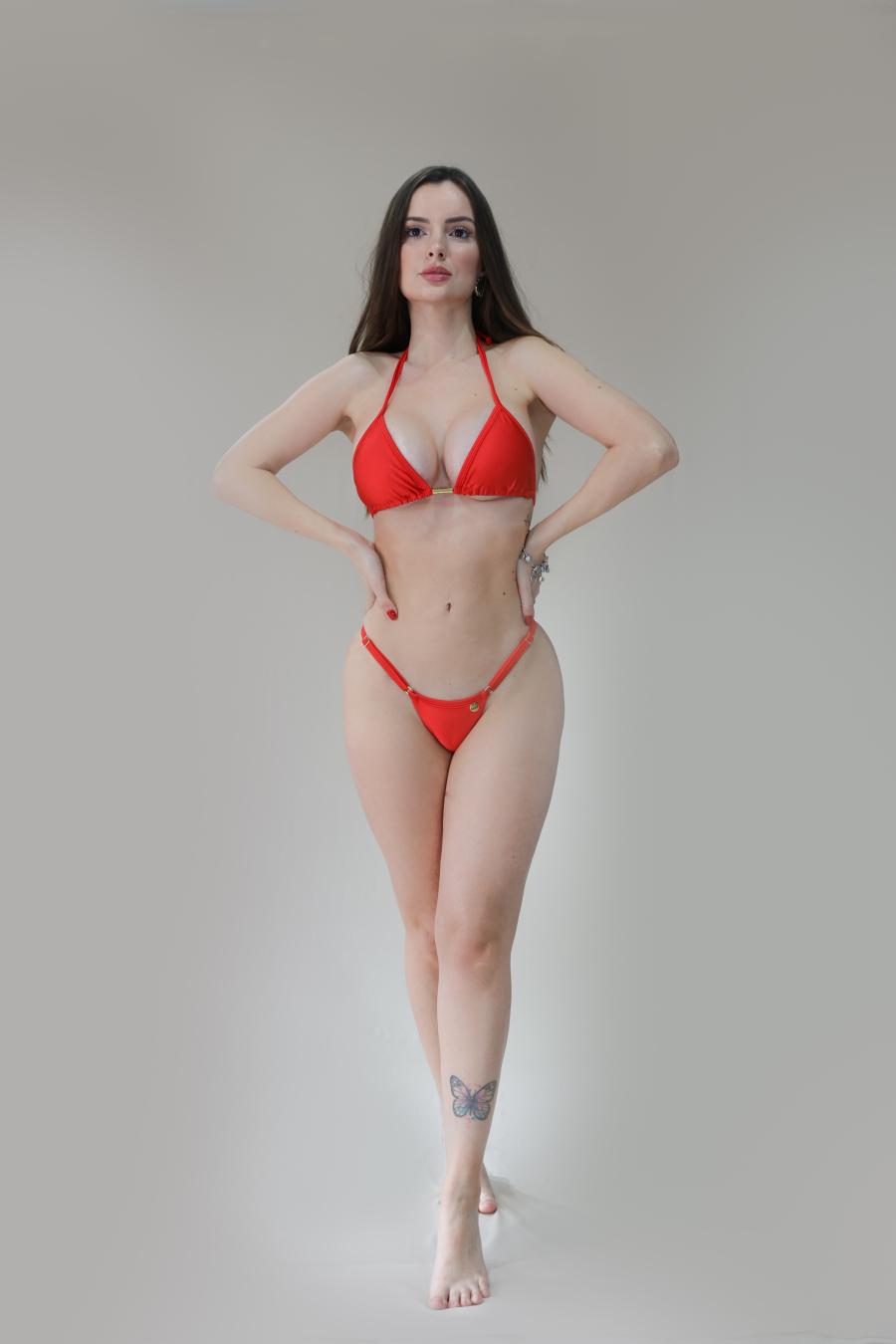 BIQUINI JUJU GLOW VERMELHO