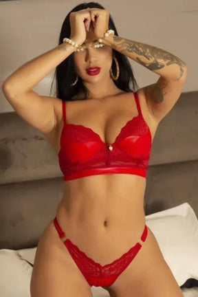 CONJUNTO SENSUAL DE CIRRE COM BOJO
