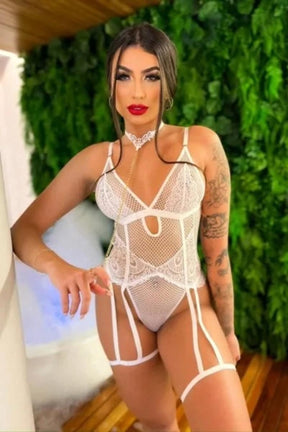 BODY SEM BOJO COM LIGAS E PERSEX PEROLA NAS COSTAS
