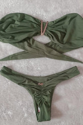 BIQUINI TOMARA QUE CAIA - ASA EMPINA - VERDE MUSGO