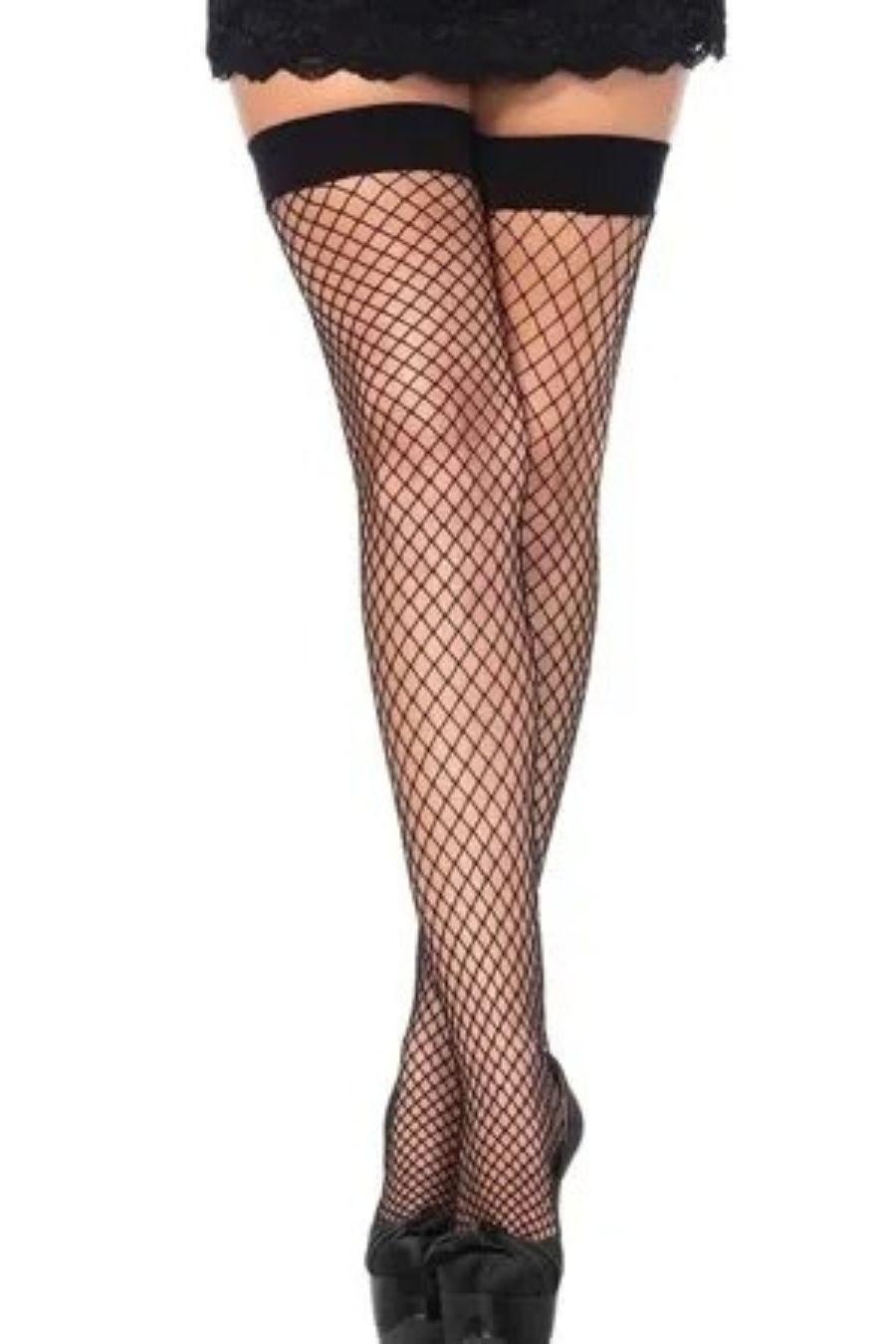 MEIA CALÇA ARRASTÃO ELASTANO 7/8 SELENE PRETA