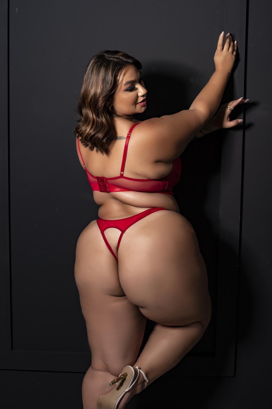 PLUS SIZE CONJUNTO PLUS SIZE SENSUAL DE CIRRE COM BOJO