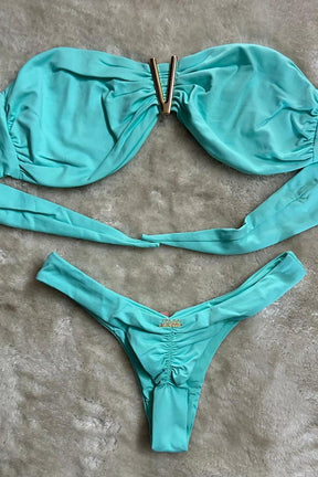 BIQUINI TOMARA QUE CAIA - ASA EMPINA - TRICÔ VERMELHO