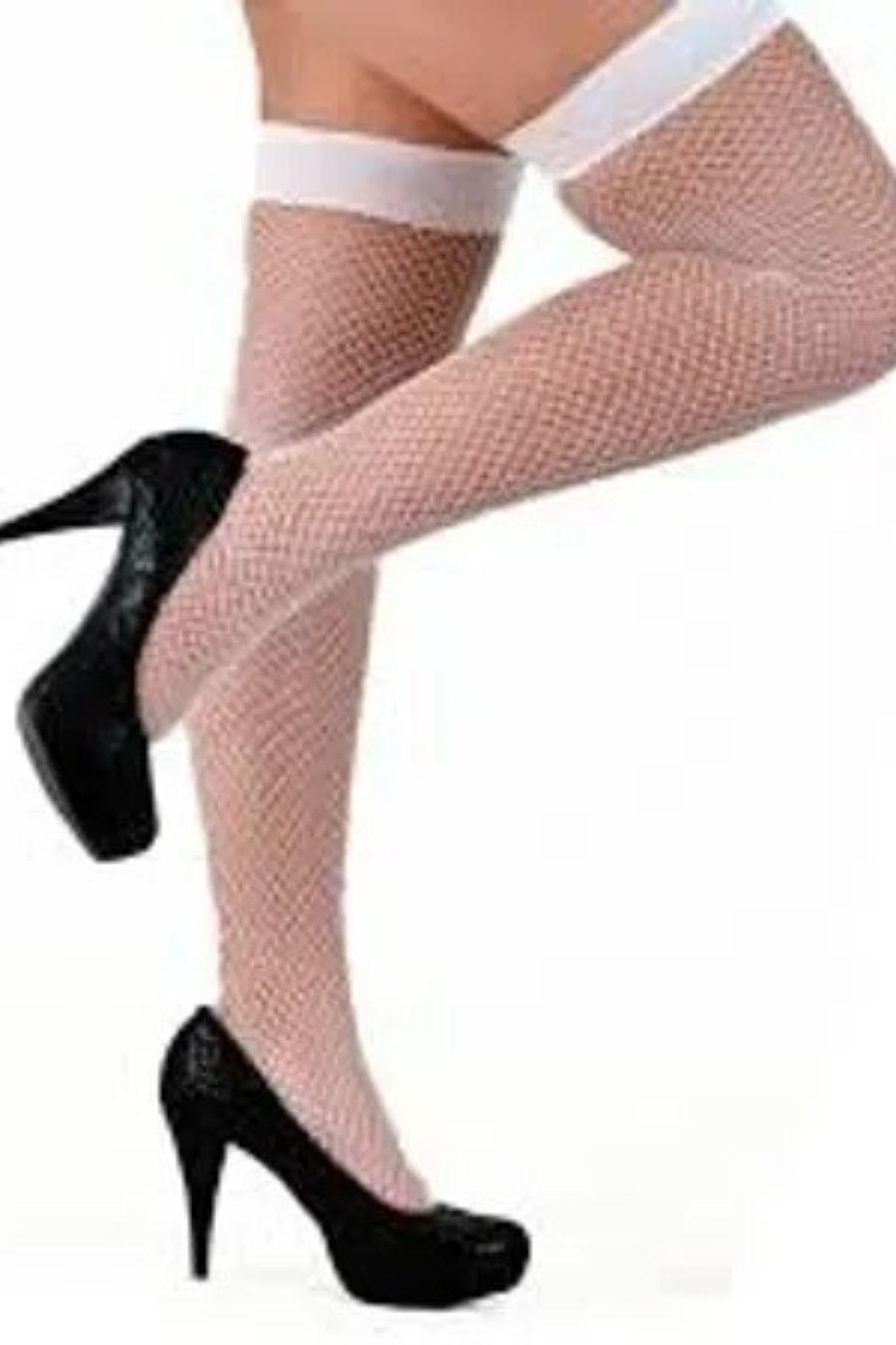 MEIA CALÇA ARRASTÃO ELASTANO 7/8 SELENE BRANCA