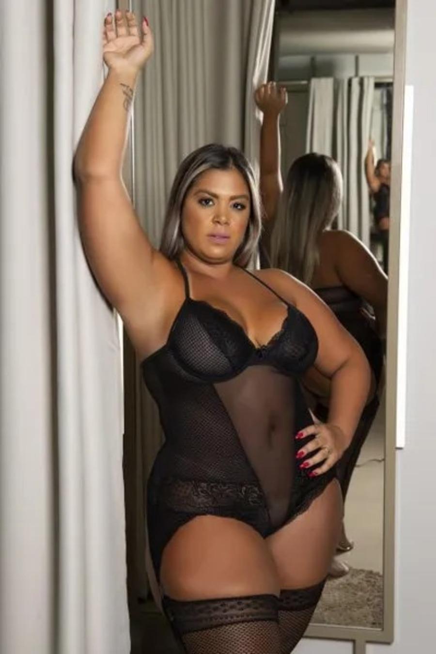 FANTASIA PLUS SIZE EROTICA GUARDA COSTAS