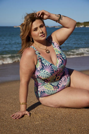MAIO PLUS SIZE FOLHAGEM - BOCA A BOCA - FLORAL